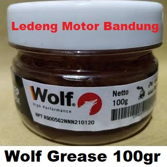 Wolf Grease Stempet Gemuk Bearing Pelumas 100g