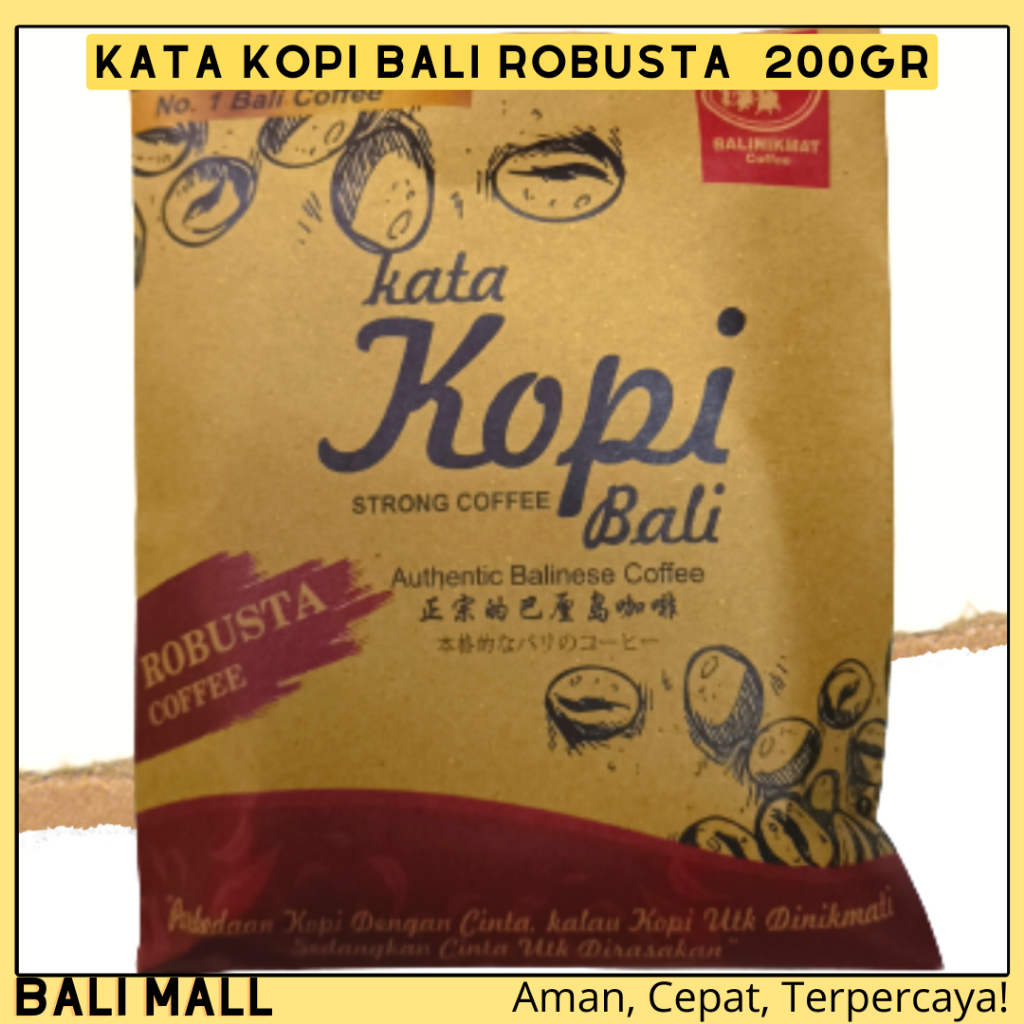 

Kata Kopi Bali Oleh Oleh Bali 200gr