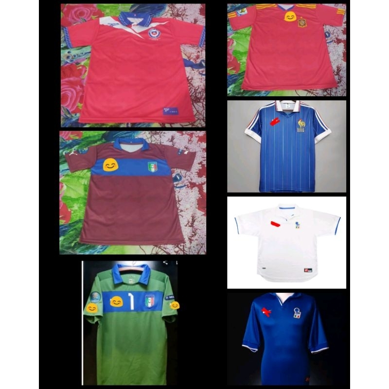 Jersey Kiper Italia 2012 Euro/Jersey Italy 2012 GK/Jersey Italy GK 2012 Retro/Jersey Chile 1998/Jers