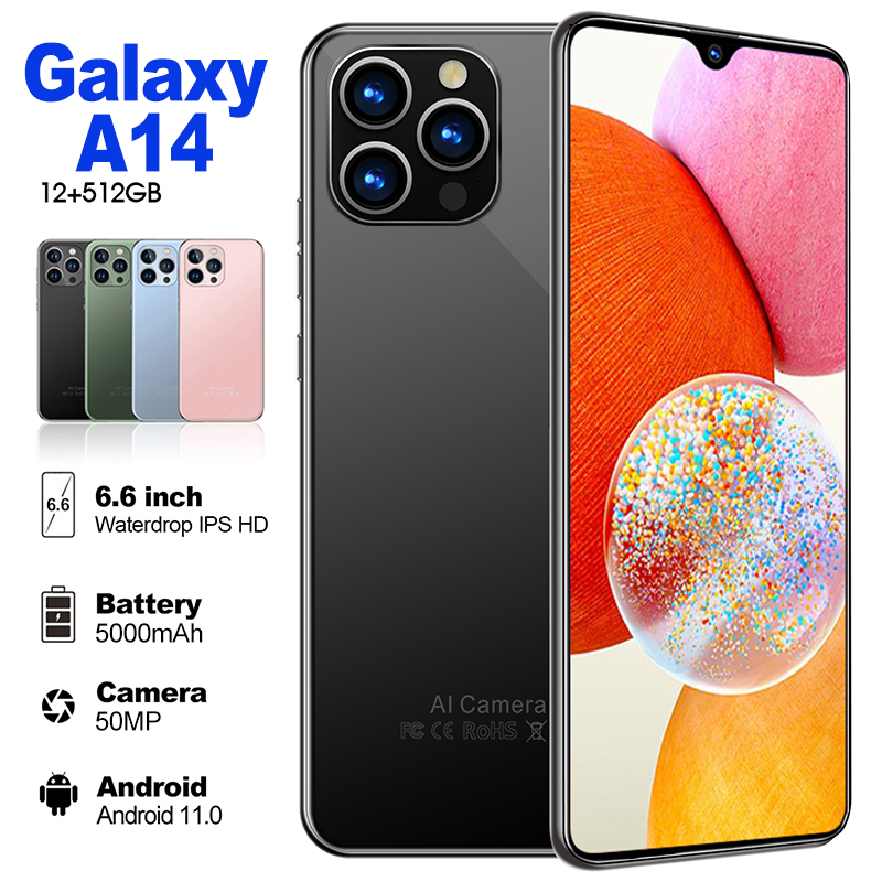 HP Galaxy A14 ram 8 256GB Layar 6.6inch Ultra Slim Bagus Internet Smartphone 5G hp murah android 4G 50MP AI Camera Dual SIM Dual Standby handphone second original terbaru 2023 ram besar cuci gudang COD Promo 600 ribuan 500ribu