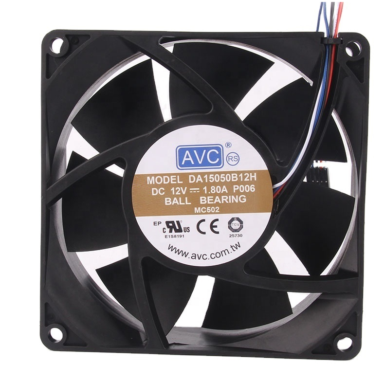 Kipas Fan DC 12V 0.84Ampere merek AVC 8cm x 8cm x 2.5cm