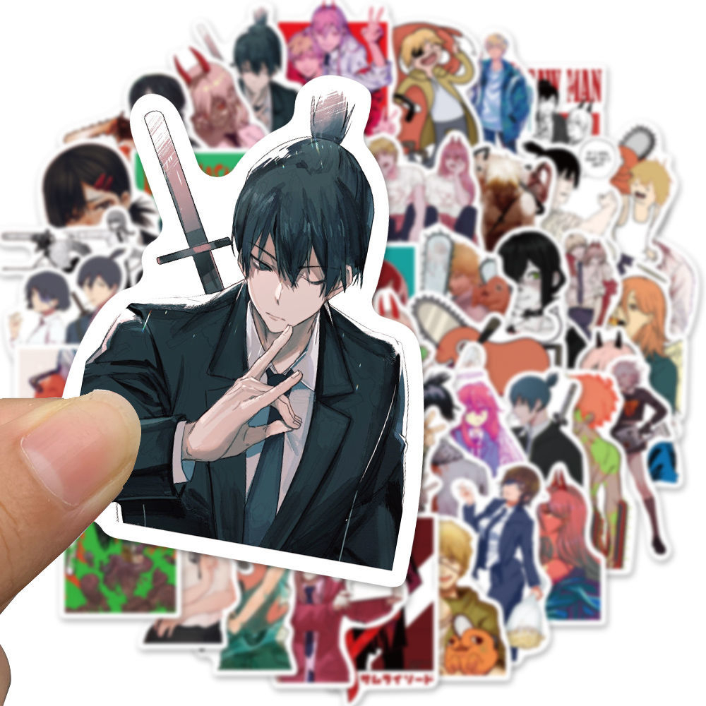 CSM002 – Sticker / Stiker Anime Jepang Chainsaw Man