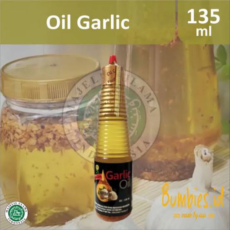 Minyak Bawang / Garlic Oil Penyedap Masakan / Garlic Oil Cap Matahari 135ml