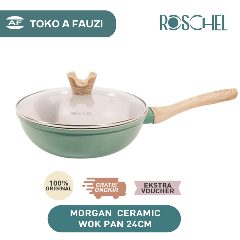 Morgan Series Ceramic Wok 24cm