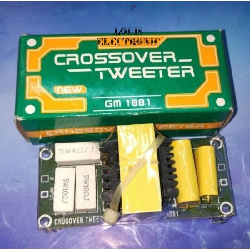 Kit Crossover Tweeter 1 Way GM 1881 GM1880 GM-1881