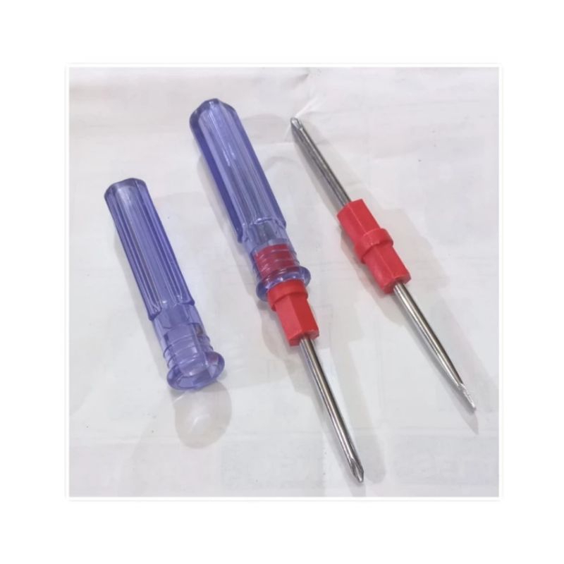 Obeng Minus Bunga Plus Besar Panjang 20 cm