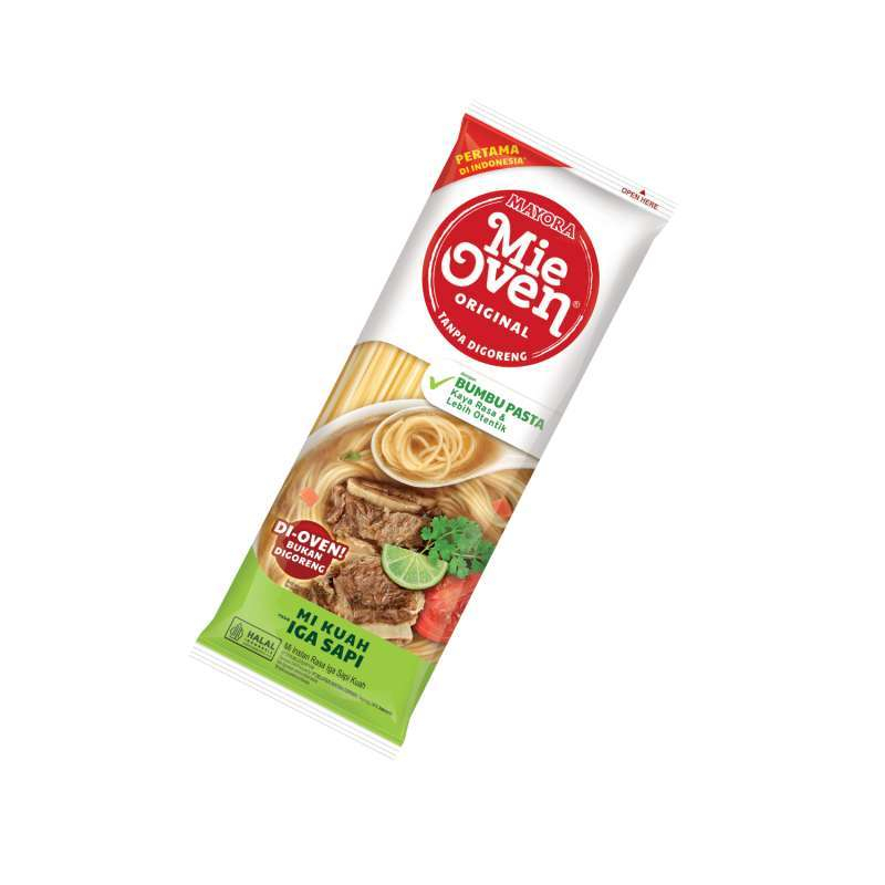 MIE OVEN Mayora 78gr  Kuah Iga Sapi Mie Sehat