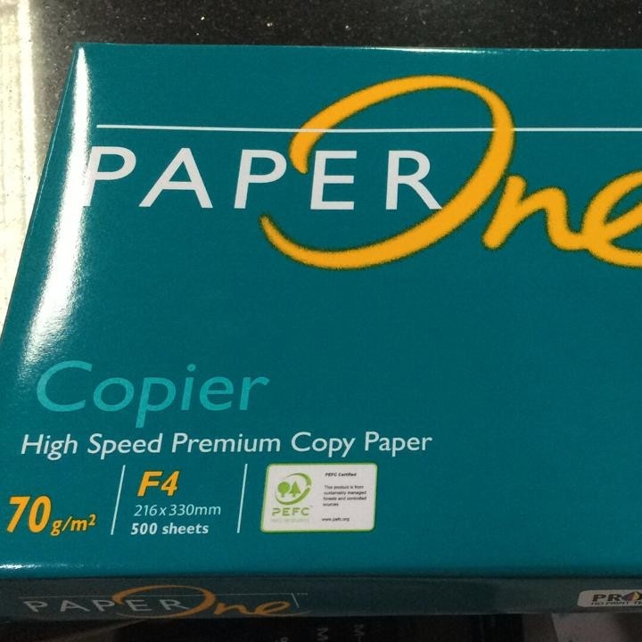 

Kertas copy paper fotocopy HVS PAPER ONE F4 70 gsm 70gsm 70gram