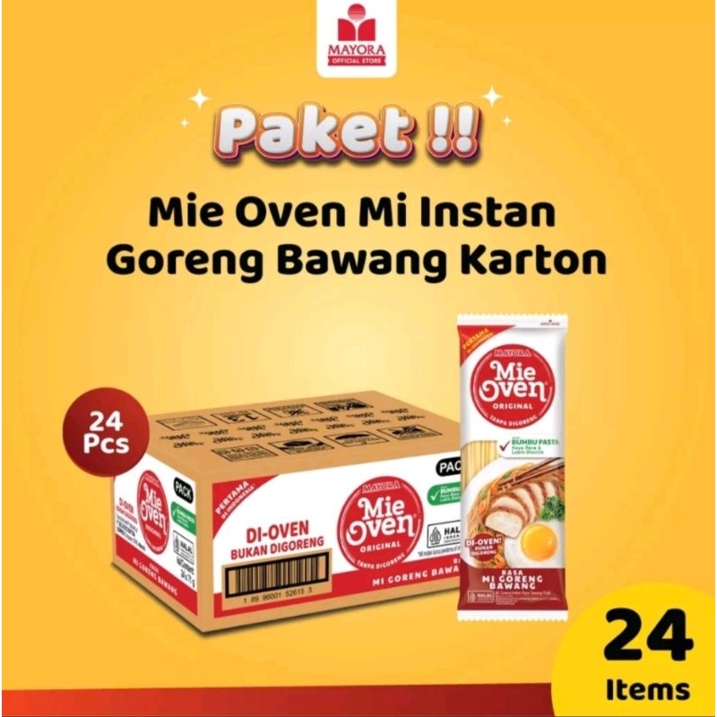 

MIE OVEN MAYORA (HARGA 1 DUS)