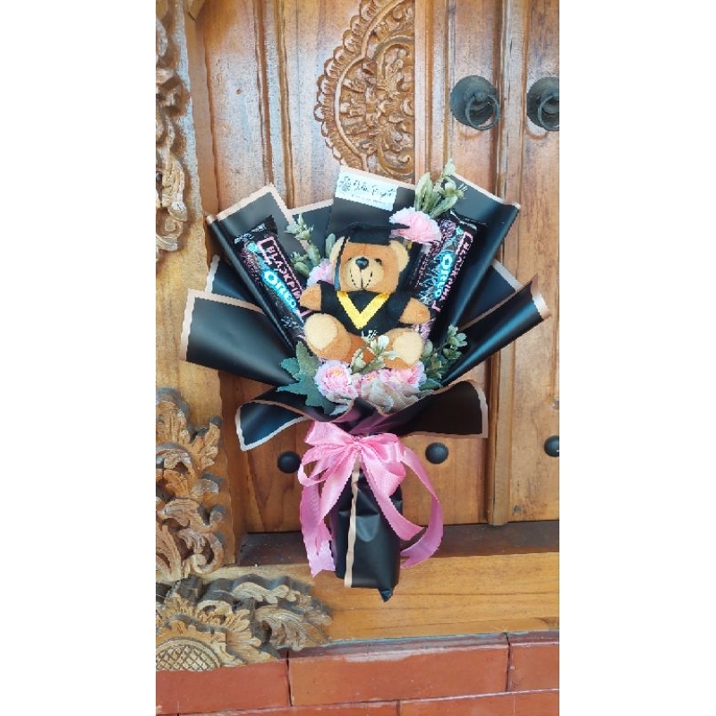 Buket wisuda buket snack buket boneka wisuda