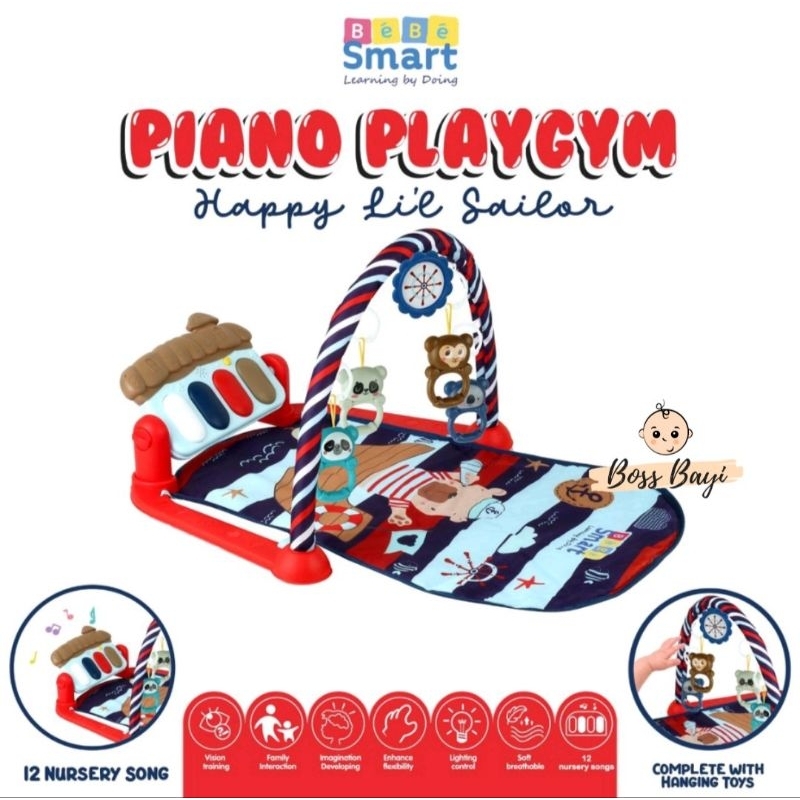 BEBE SMART - Piano Playgym / Baby Piano Playmat