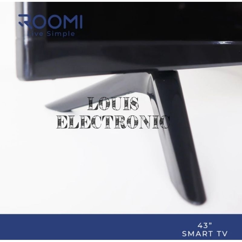 Smart TV Digital ROOMI 43 Inch ANDROID 11 ( Khusus Medan / Instant)