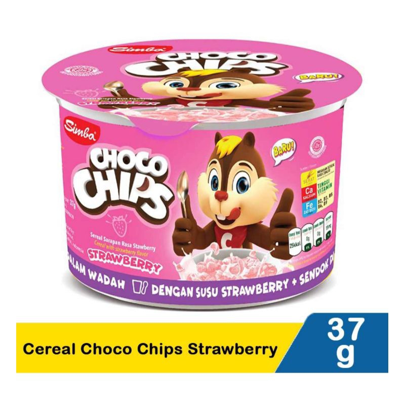 Simba Cereal Choco Chips 37G | Sereal Choco Chips