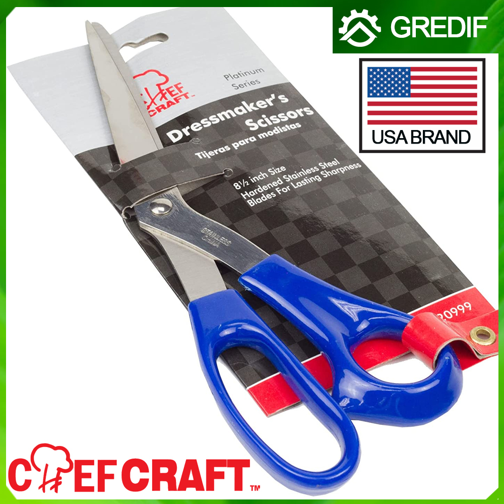 

Chef Craft Tailor Scissors Gunting Pemotong Jahit Baju Kain Penjahit Kaos