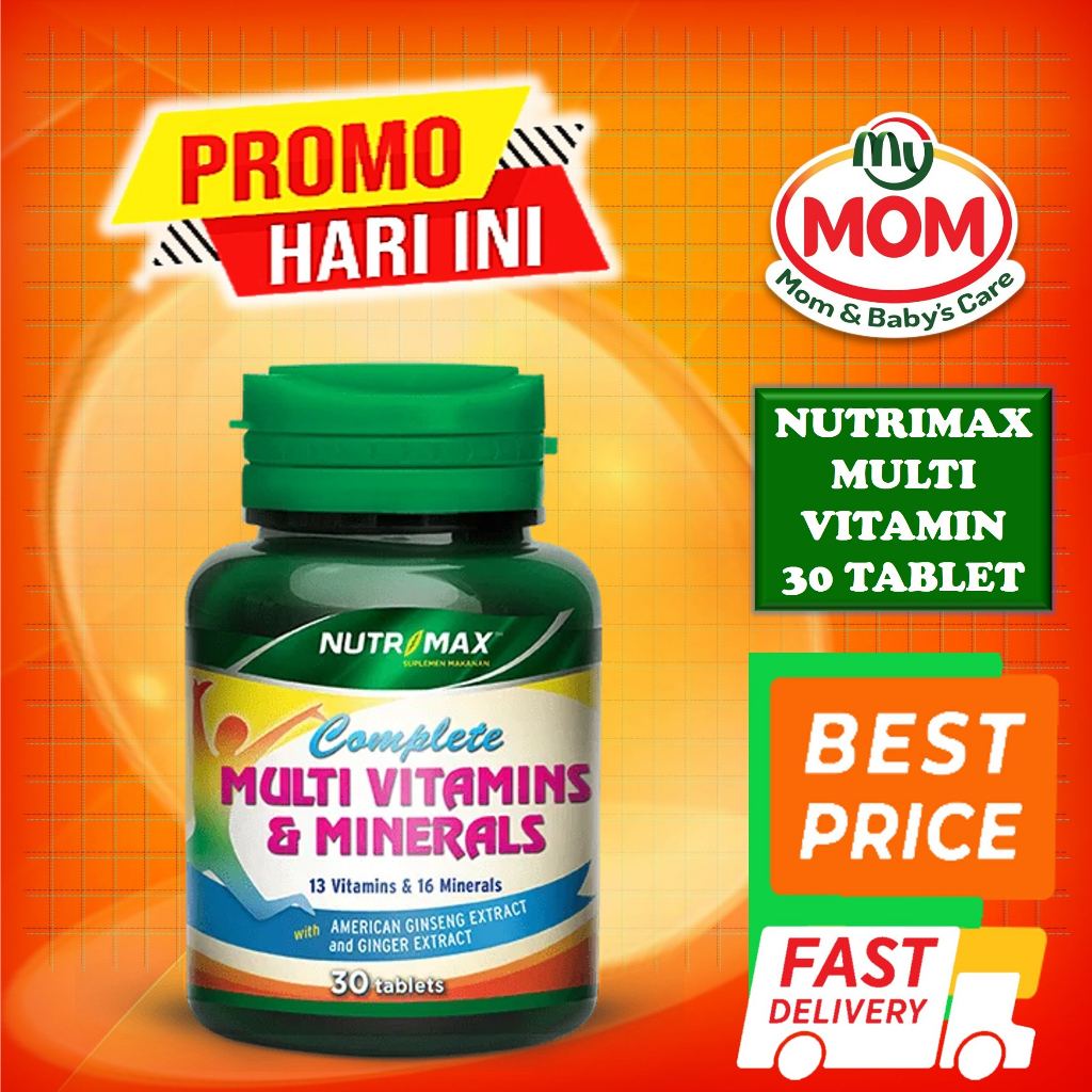 [BPOM] Nutrimax Vitamin Imun Tubuh Series / Vitamin Daya Tahan Tubuh / Nutrimax Vitamin D3 / MY MOM
