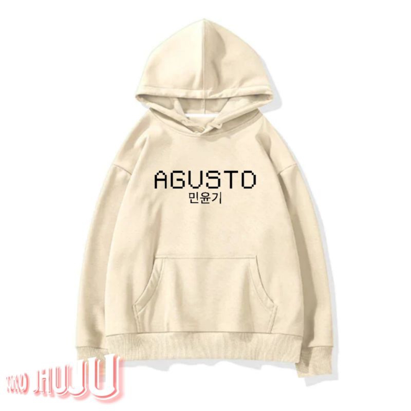 Hoodie Jumper Suga Bangtan Agust D Hangul