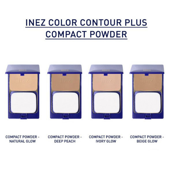 Inez Cosmetics Compact Powder (New case) / Bedak BPOM