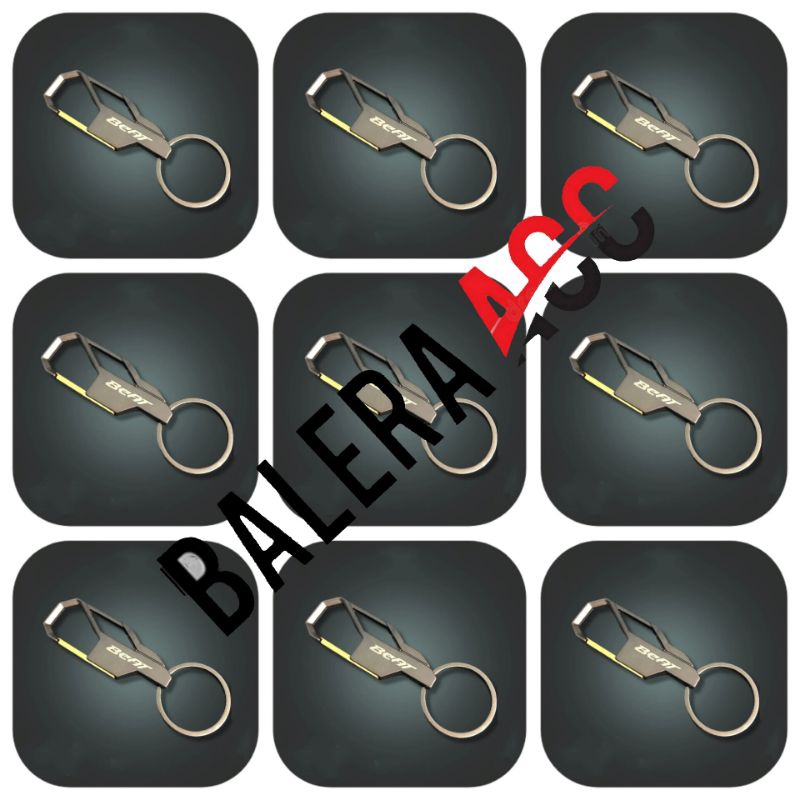 Gantungan kunci remote smart key Logo Honda BEAT Kualitas PREMIUM