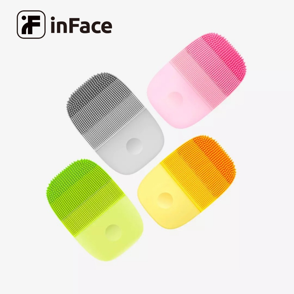 inFace Tahan air Alat Pembersih Wajah Elektrik Brush Silicon Sikat Pembersih Wajah Facial Cleansing Tools