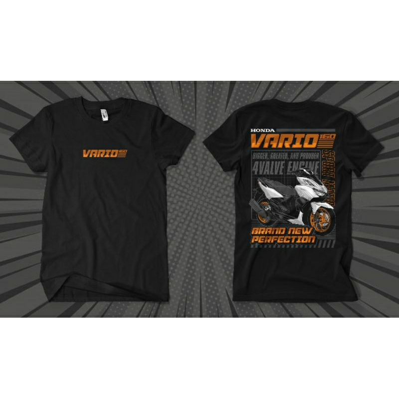 KAOS HONDA VARIO 160 NEW PUTIH