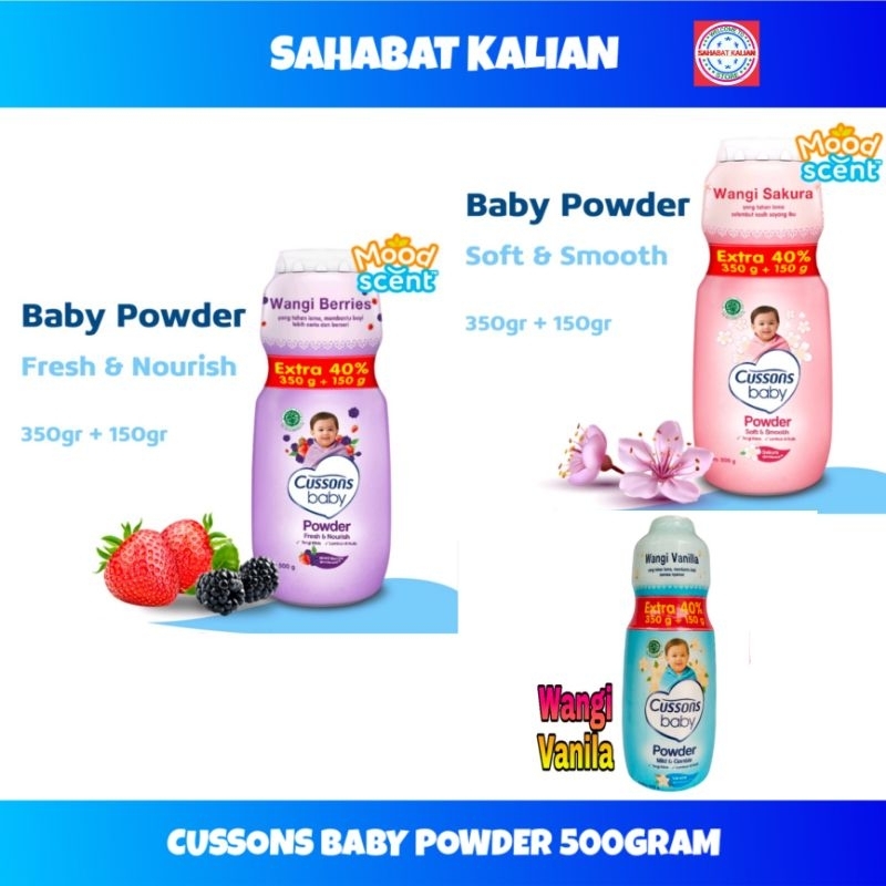 CUSSONS BABY POWDER 500GR