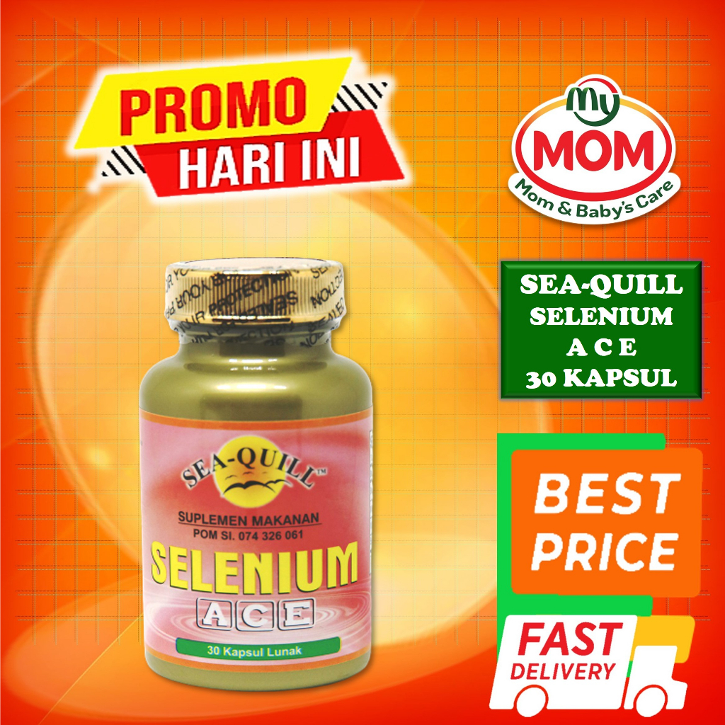 [BPOM] Sea-Quill Selenium A C E  isi 30s / Sea Quill Selenium ACE / Seaquill / Vitamin Daya Tahan Tubuh / MY MOM