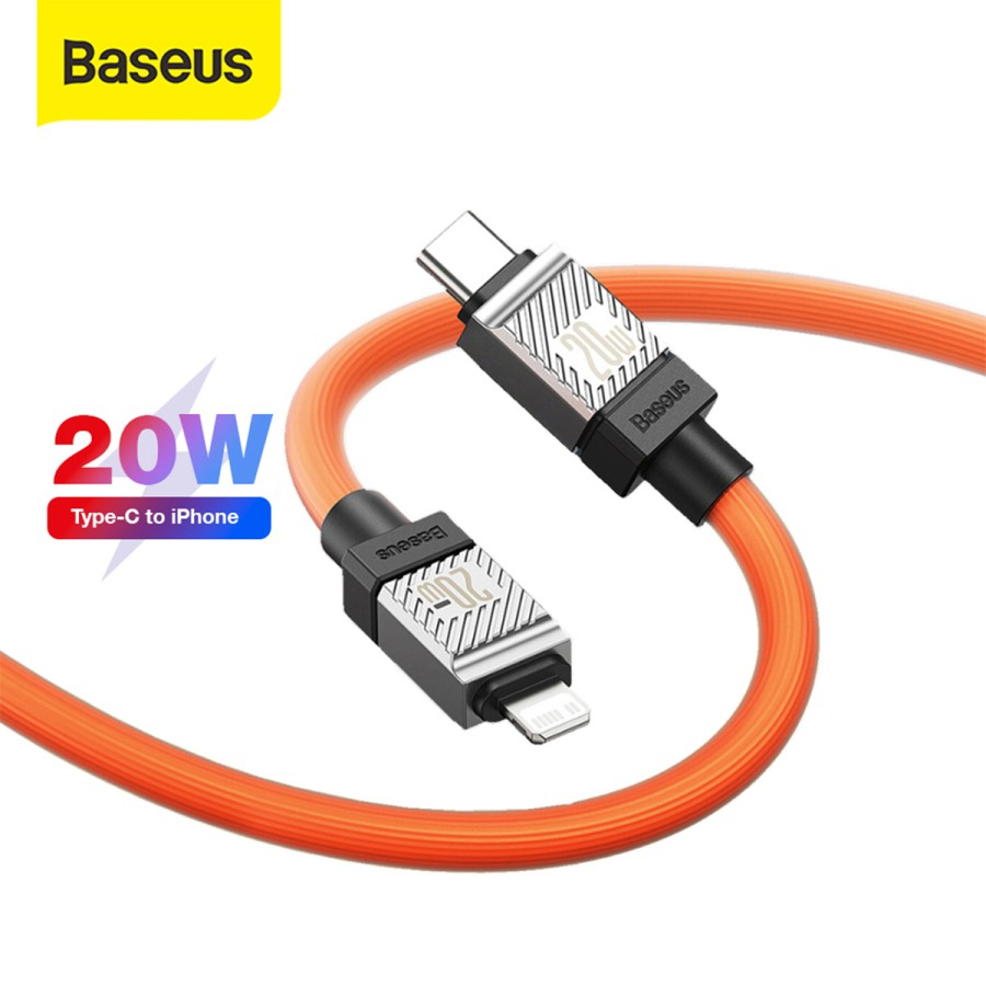 Baseus Coolplay Series Type C to Lightning 20W - Zinc Alloy + TPE - 1 Meter / 2 Meter