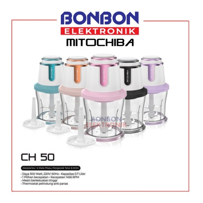 MITOCHIBA Food Chopper CH-50 Chopchop Series 0.7L (GLOW PINK) / CH50