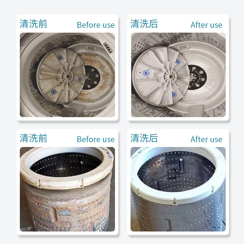 Bubuk Pembersih Tabung Mesin Cuci 450gr Serbuk Drum Tangki Berkerak Washing Machine Cleaner