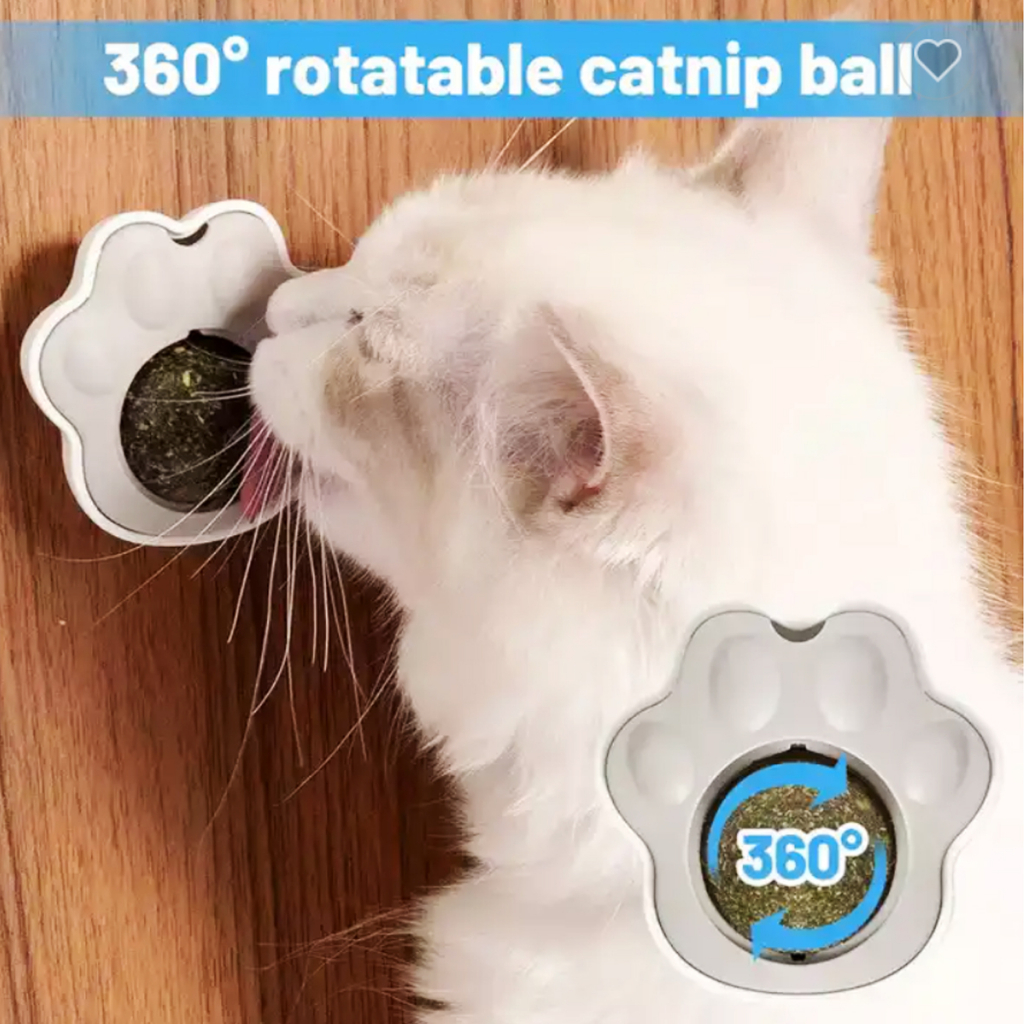 Paw Catnip Ball - Bola Catnip - Mainan Snack Kucing Tempel - Cat Toys - Catnip Kucing