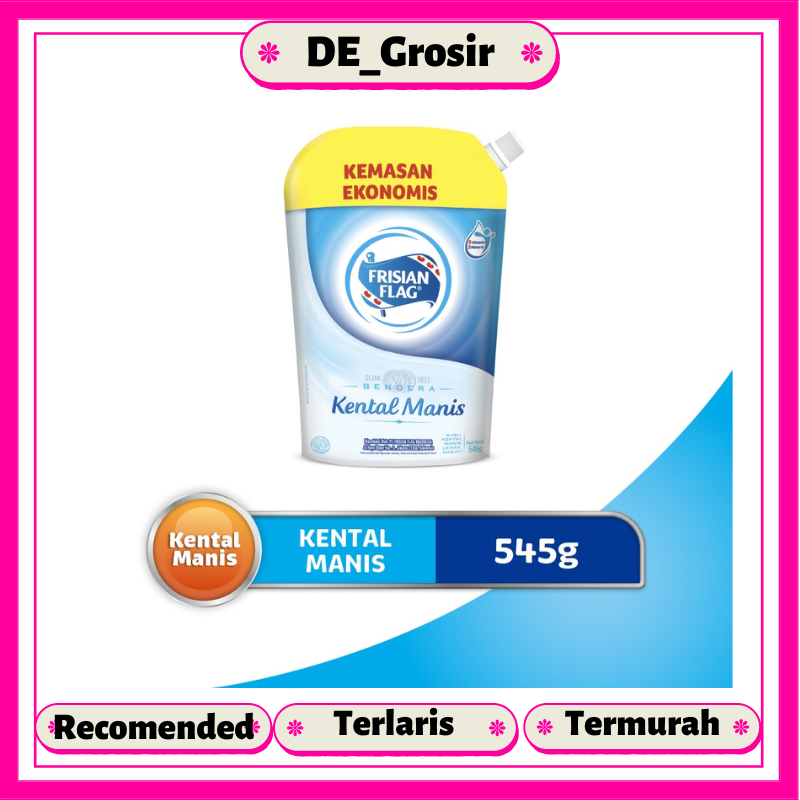

Susu Kental Manis Frisian Flag Bendera Kemasan Pouch Langsung Tuang 545gr Putih