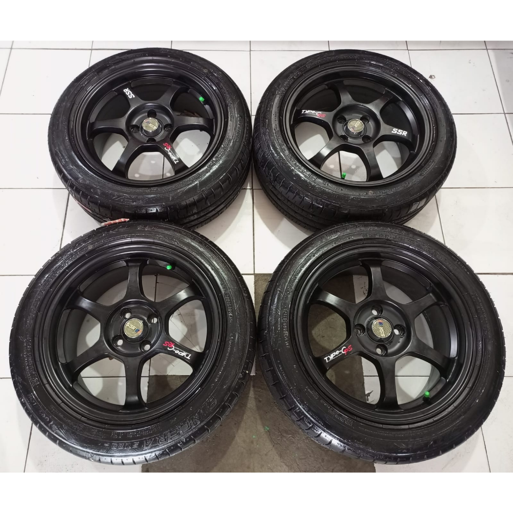 Velg Mobil Bekas SSR Ring 16Type C PnP Jazz,City,Mazda + Ban 195 55 R16