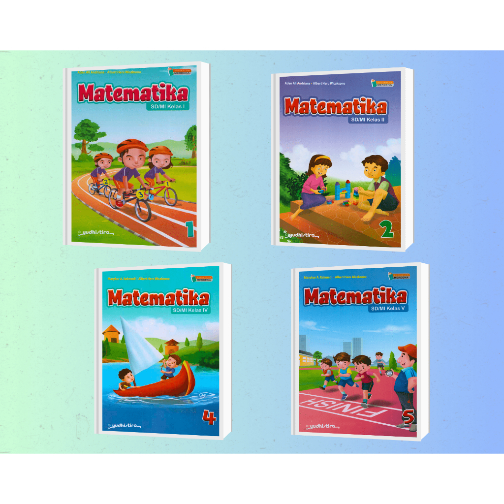 Buku Paket Matematika Kelas 1 2 3 4 5 6 Kurikulum Merdeka - Yudhistira