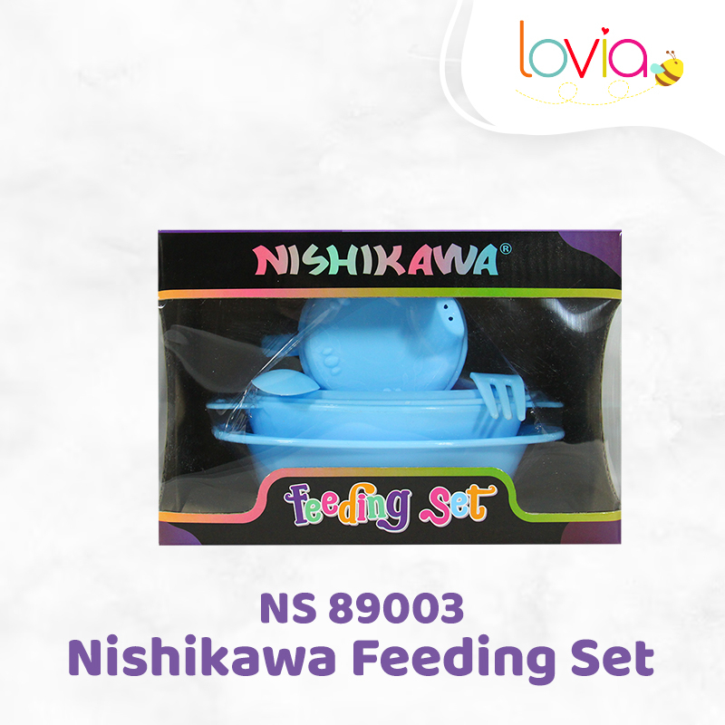 Nishikawa Feeding Set / Tempat Makan - Gift Set - Tempat Makan Bayi Set NS 89003