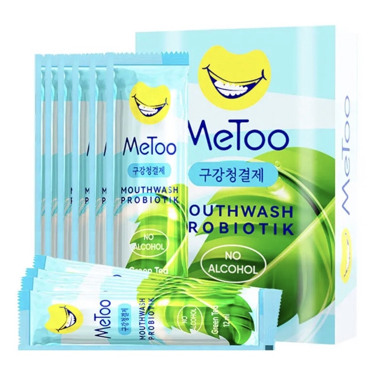 MFI - Obat Kumur Proibiotik MeToo | Metoo Mouth Wash Probiotik Sachet