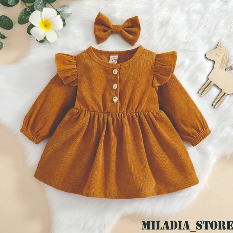 M_s 04 Dress Anak Perempuan Terbaru / Dress Terkini 1-6 Tahun