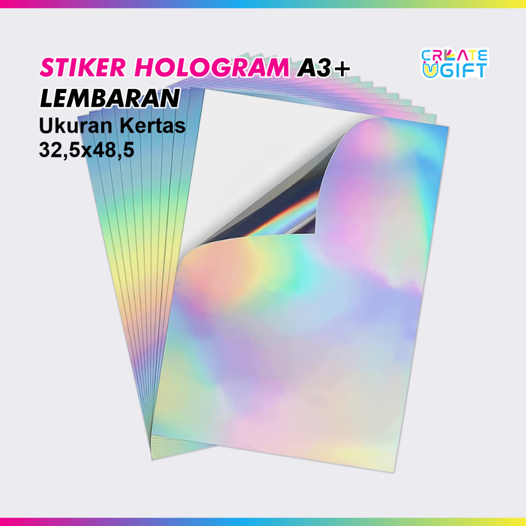 

STIKER HOLOGRAM A3+ LEMBARAN