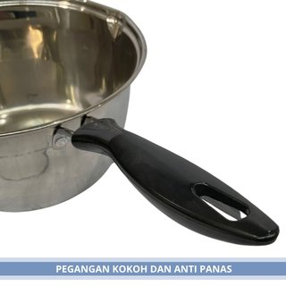 (DL) Panci Susu / Panci Stainless steel / Panci Mie / Panci Serbaguna