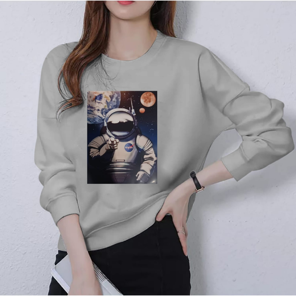 BAJU ATASAN TRENDY ASTRO GIRL TERBARU-BAJU DISTRO CEWEK KEREN LENGAN PANJANG MASA KINI DAN TERLARIS / BAJU CEWEK TERBARU