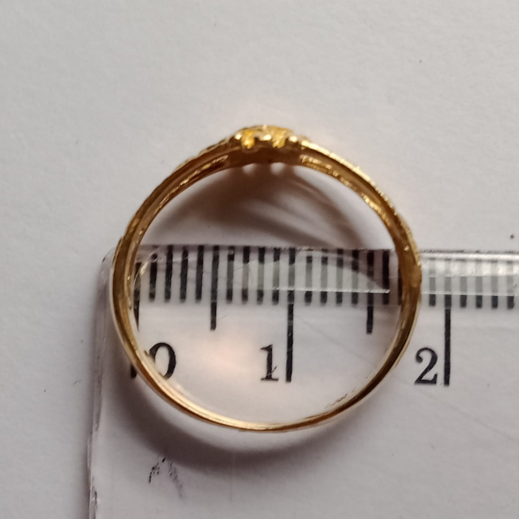 Cincin Emas 17K - 1.9 Gr Kadar 750 - 4909