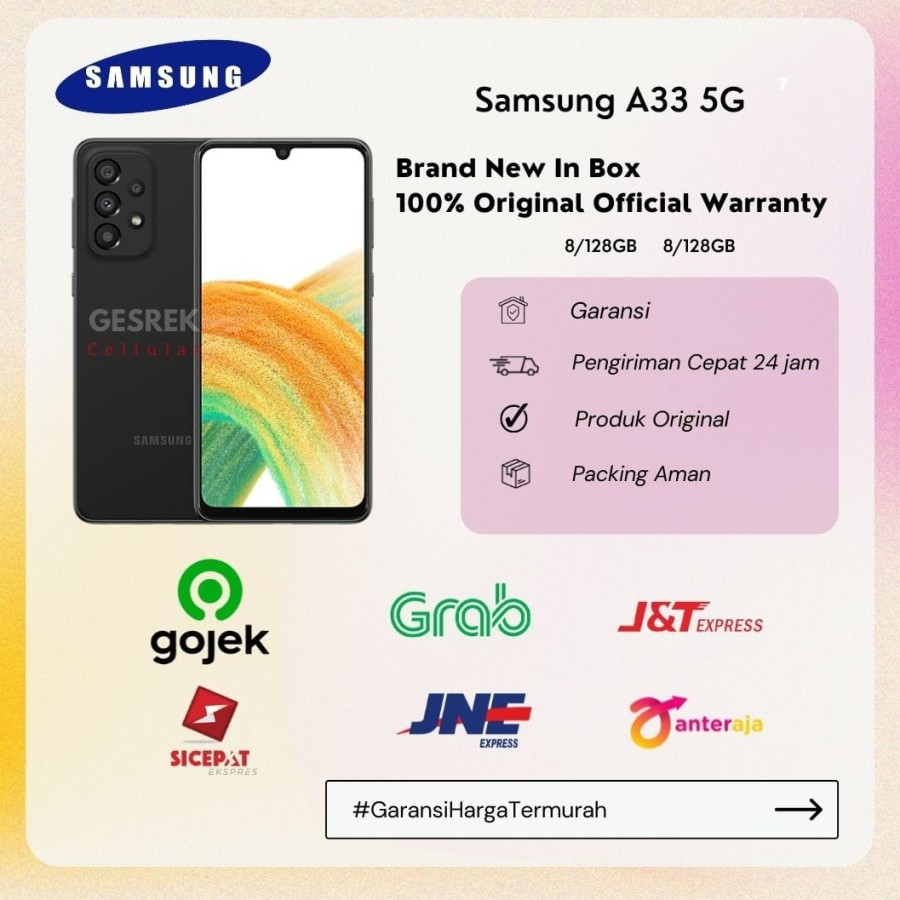 Samsung A33 5G 8/256GB Harga Promo bosku