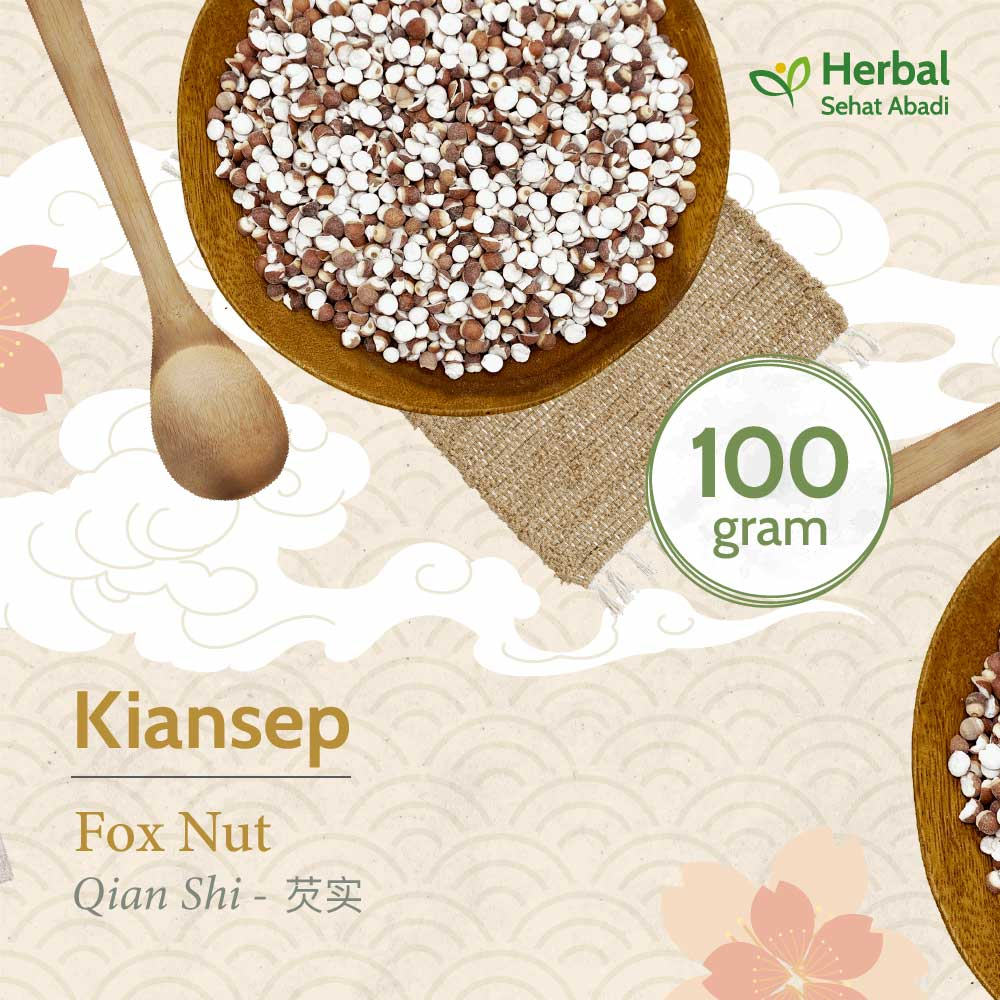 

Fox Nut 100 gram / Qian Shi (芡实) / Euryale Seed / Kiansep