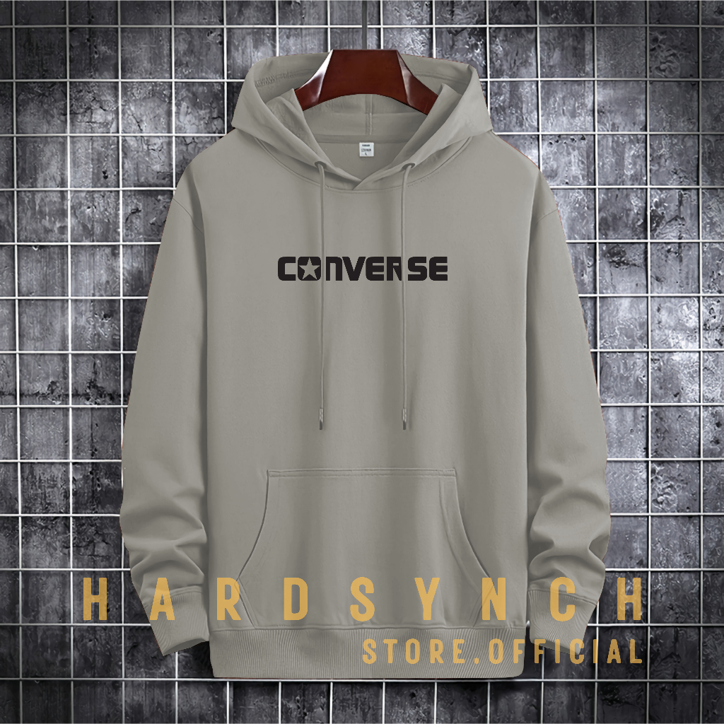 Sweater Hoodie Cnvrs Unisex ( Pria &amp; Wanita ) Premium Quality S-XXL Cotton Fleece / Sweater Korean Style / Sweater Hoodie / Sweater Polos / Sweater Wanita / Sweater Pria / Sweater Hoodie Distro Original / ( CNVRS 68 )