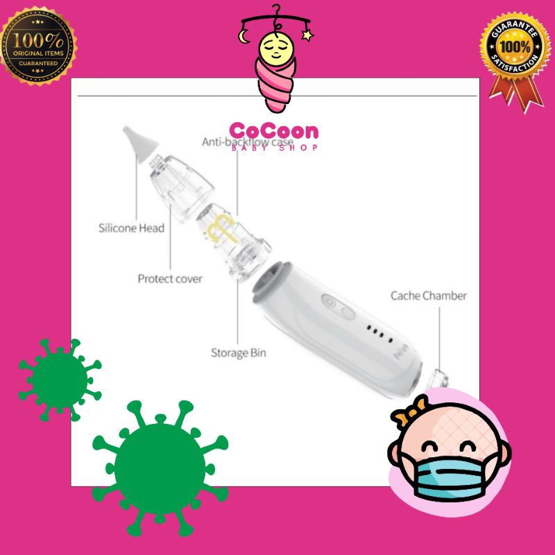 Penghisap Penyedot Ingus Bayi Anak Mizo Electric Nasal Aspirator