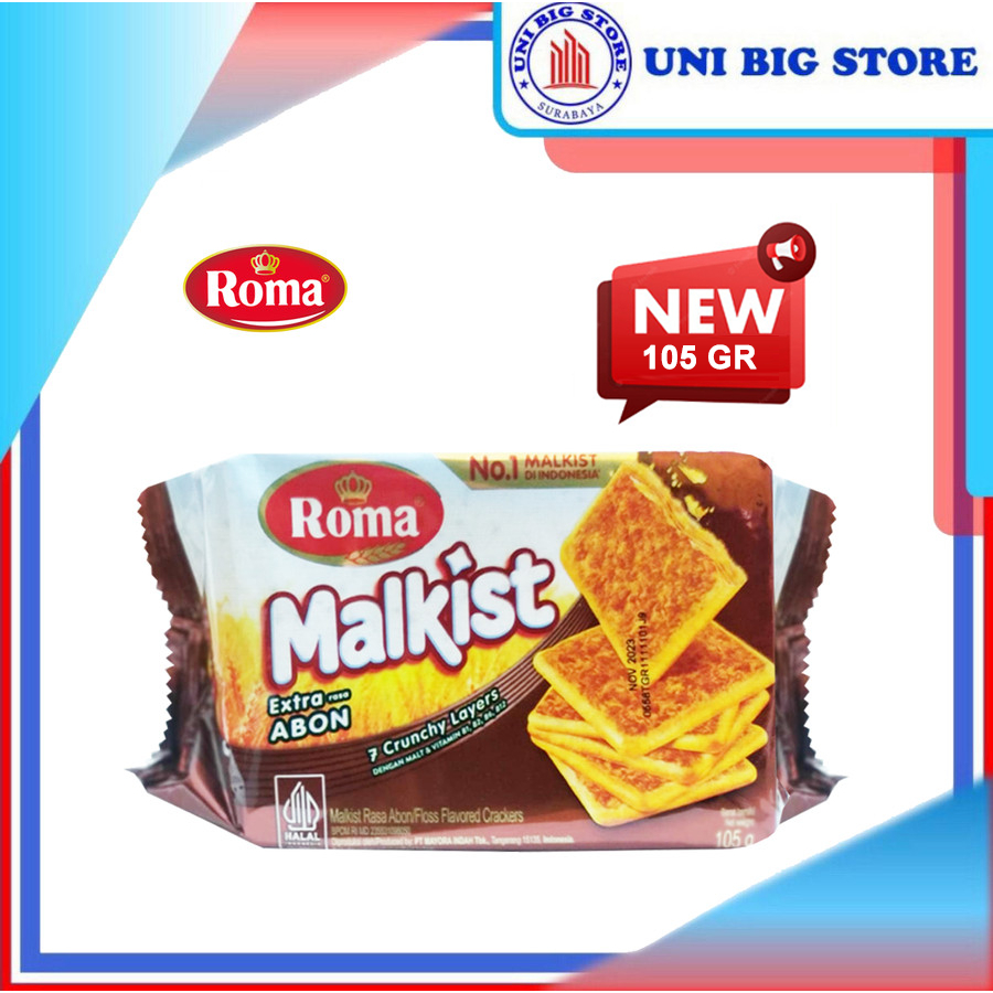 

Roma Malkist Abon Crackers 105 gr Gaben Gabin