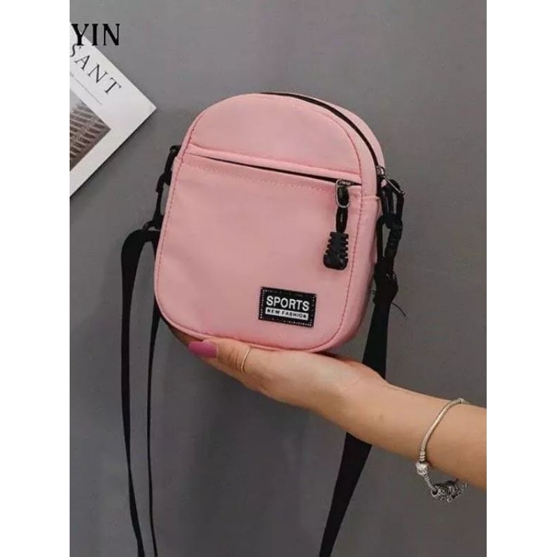 Tas selempang mini cewek kekinian slingbag main simple tas hp