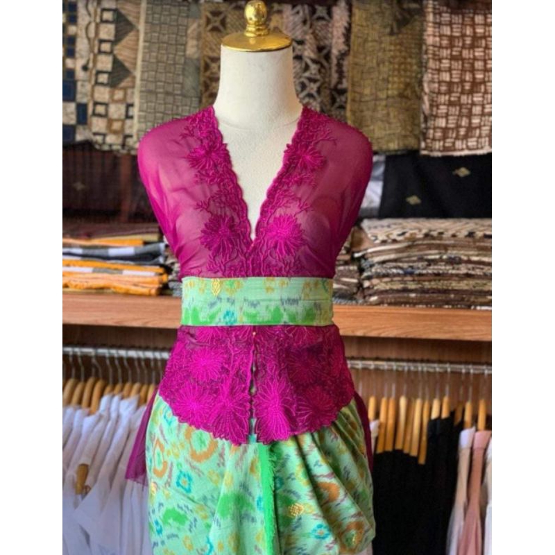 [BAHAN] BORDIR Capung/ kebaya bali / kebaya murah / kebaya modern