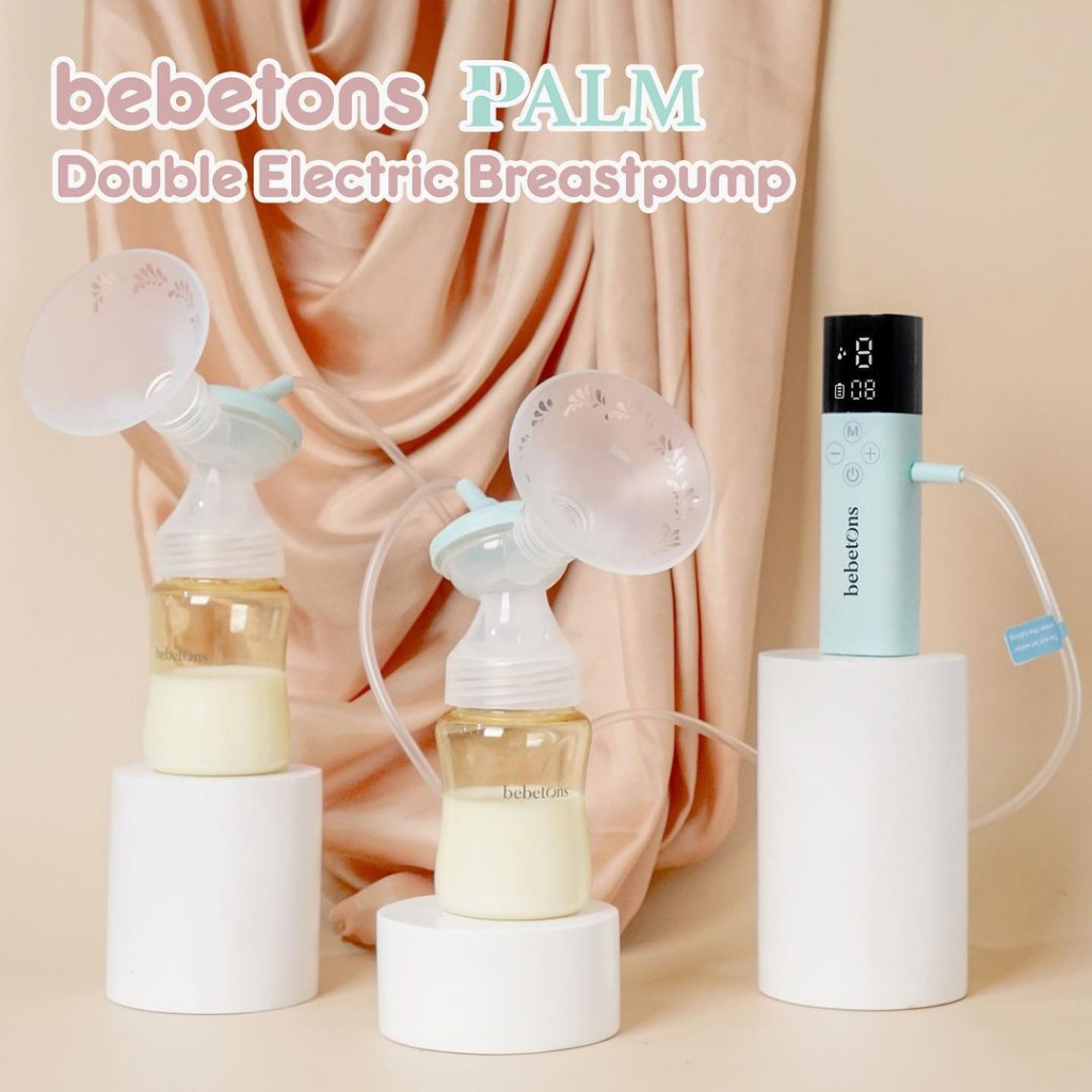 Bebetons Palm Breastpump Pompa Asi Rechargable Dual Pumping Original Termurah By Mallpompaasi