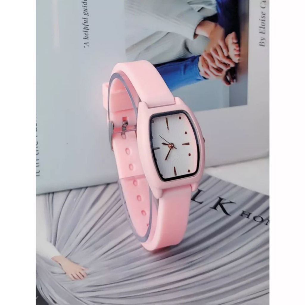 (KW) Jam Tangan Wanita Cewek Anak Perempuan rubber GC-075