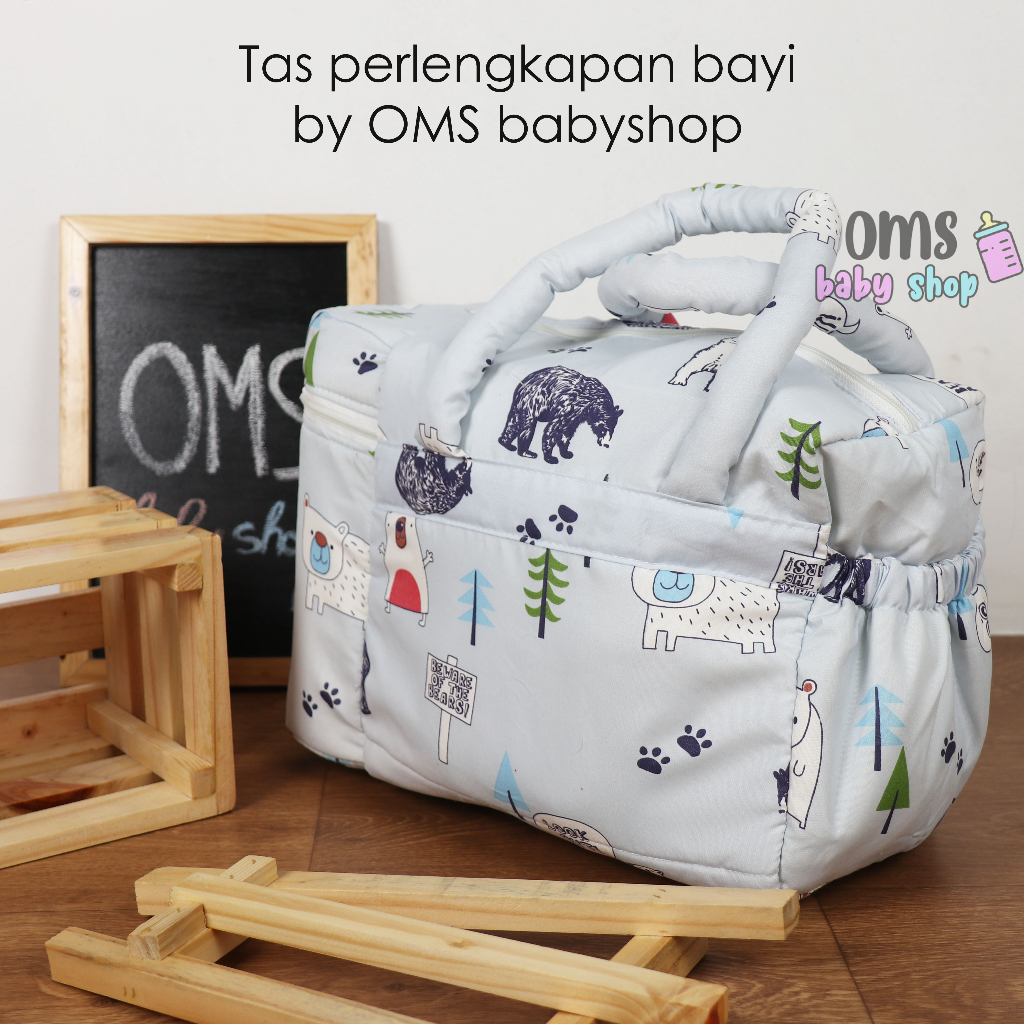 Tas Perlengkapan Bayi / Diaper Bag / Tas Botol Susu Karakter